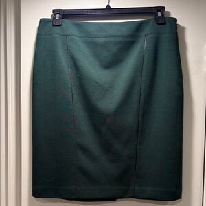 Tahari Dark Green Pencil Skirt